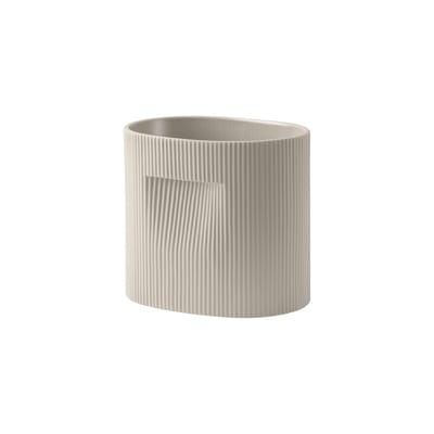 Muuto Beige - Flowerpot Ridge - Terracotta - Designer Studio Kaksikko Small