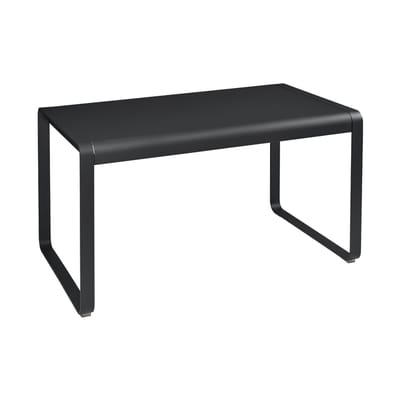 Table rectangulaire Bellevie métal noir / 140 x 80 cm - 4 personnes - Fermob