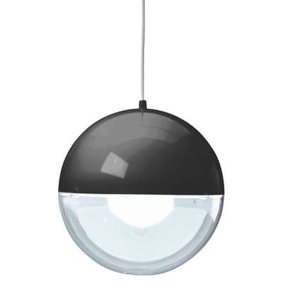 koziol - suspension orion en plastique, polystyrène couleur noir 38.8 x 32.8 32.7 cm designer made in design