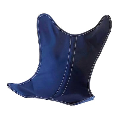 - Housse Butterfly en Tissu, Coton traité pour l'extérieur Couleur Bleu 90 x 73 19.83 cm Designer Antonio Bonet Made In Design