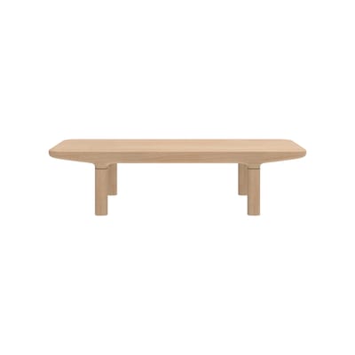 Table basse Camille bois naturel / 120 x 50 x H 29,5 cm - Hartô