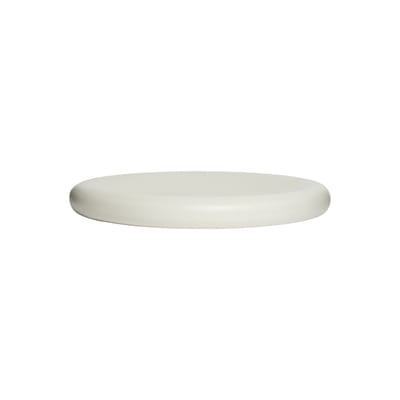 Assiette Dough céramique blanc / Ø 38 x H 3,7 cm - TOOGOOD