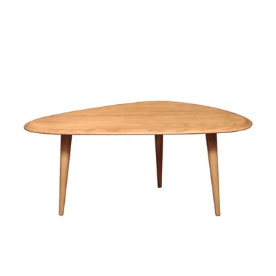 Table basse Small bois naturel / 85 x 53 cm - Laque - RED Edition