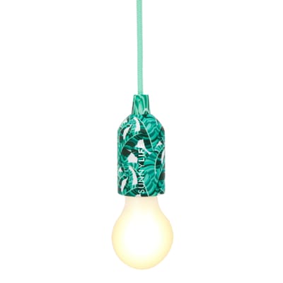 sunnylife - baladeuse lampes en plastique, plastique opalin couleur vert 120 x 19.83 16 cm made in design