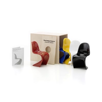 Miniature Panton Chairs plastique multicolore / Panton (1959 / 1960) - Set de 5 - Vitra