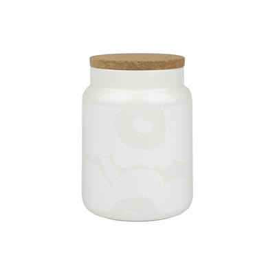 Boîte Unikko céramique blanc / 1,2 L - Marimekko