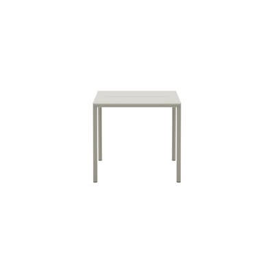 Table carrée May métal gris / 85 x 85 cm - NEW WORKS