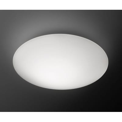 Applique Puck LED verre blanc / Plafonnier - Ø 27 cm - Vibia