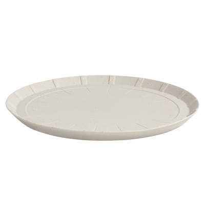 hay - assiette à dessert paper porcelain en céramique, particules de métal couleur gris 18.17 x cm designer scholten & baijings made in design