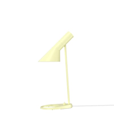 Lampe de table AJ Mini métal jaune / H 43 cm - Orientable / Arne Jacobsen, 1957 - Louis Poulsen