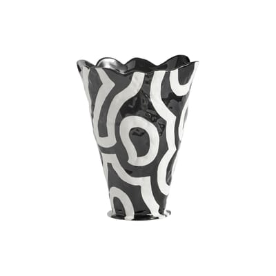 Vase Shadow céramique noir by Jessica Hans / peint main - Hay