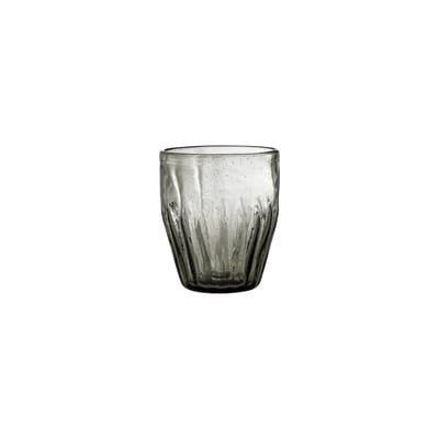 bloomingville - verre verres & carafes en verre, soufflé bouche couleur gris 9 x 10 cm made in design