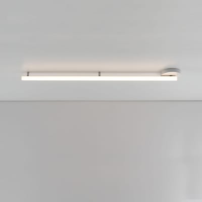 Applique Alphabet of light Linear plastique blanc / LED - L 120 cm / Bluetooth - Artemide