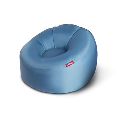 fatboy - fauteuil gonflable lamzac en tissu, polyester ripstop couleur bleu 103 x 24.99 62 cm made in design