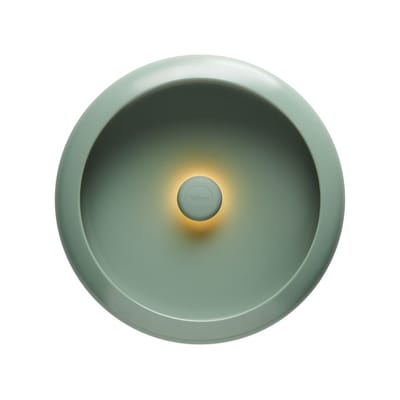 Lampe extérieur sans fil rechargeable Oloha Large métal vert / Applique d'extérieur - Ø 37,5 cm - Fa