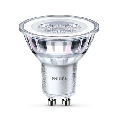 Ampoule LED GU10 Spot plastique argent / 4,6W (50W) - 370 lumen - Philips
