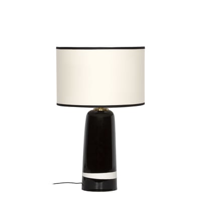 Lampe de table Sicilia Small céramique noir / H 50 cm - Maison Sarah Lavoine