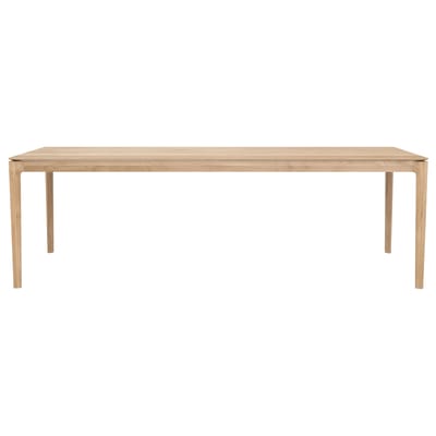 Table rectangulaire Bok bois naturel / 240 x 100 cm - 10 personnes - Ethnicraft