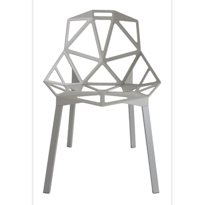 Chaise empilable Chair One métal gris - Magis