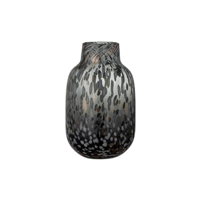 Vase Gwan verre gris / Ø 18 x H 27,5 cm - soufflé bouche - Bloomingville
