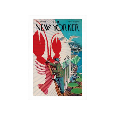 Affiche The New Yorker / Lobster, Arthur Getz papier multicolore / 38 x 56 cm - Image Republic