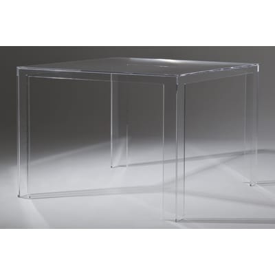 Table carrée Invisible / Tokujin Yoshioka, 2012 - 100 x 100 cm - Kartell