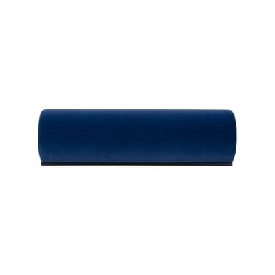 Banc rembourré Galerie Vivienne tissu bleu Long par José Lévy / L 155 cm - Exclusivité Made In Desig