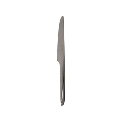 christofle - couteau à dessert l'âme de en métal, acier pvd couleur noir 21 x 14.42 cm designer eugeni quitllet made in design