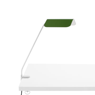 Lampe de bureau Apex Clip métal vert / Base étau - H 43,2 cm / Orientable - Hay