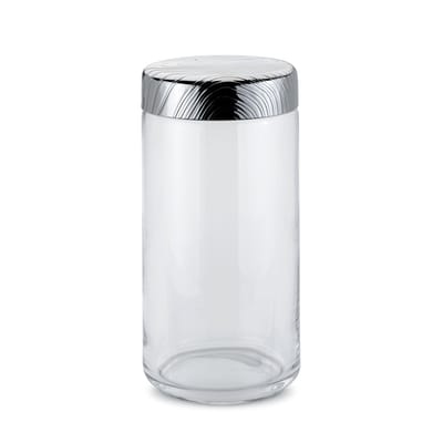 Bocal hermétique Veneer métal verre transparent / 150 cl - Alessi