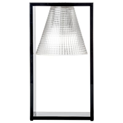 Lampe de table Light-Air plastique noir transparent - Kartell