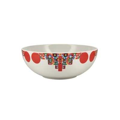 Alessi Red - Bowl Holyhedrics - China - Designer Elena Salmistraro Size 25
