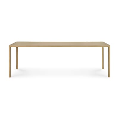 Table rectangulaire Air bois naturel / 240 x 100 cm - 10 personnes - Chêne - Ethnicraft