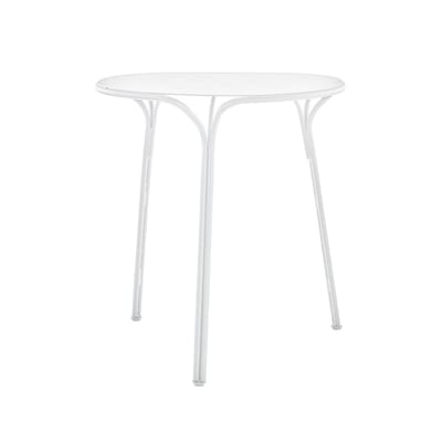 Table ronde HiRay métal blanc / Ø 65 cm - Kartell