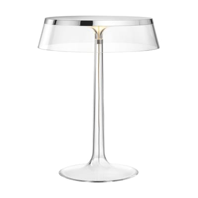 Lampe de table Bon Jour LED plastique transparent / H 41 cm - Flos