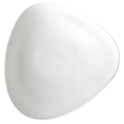 Assiette Colombina céramique blanc / L 31 cm - Alessi
