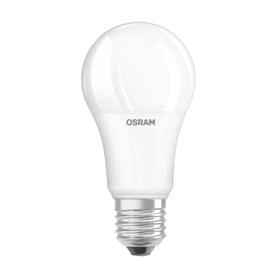 Ampoule LED E27 avec radiateur verre blanc / Standard dépolie - 13W = 100W (2700K, blanc chaud) - Os