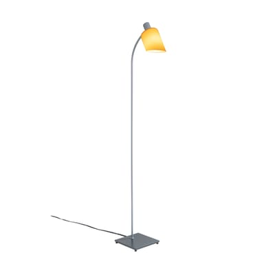 nemo - liseuse la lampe de bureau en verre, acier couleur jaune 130 x 30 10 cm designer charlotte perriand made in design
