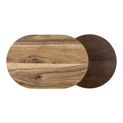 bloomingville - planche à découper mattis en bois, bois de manguier couleur naturel 40 x 20 1.5 cm made in design