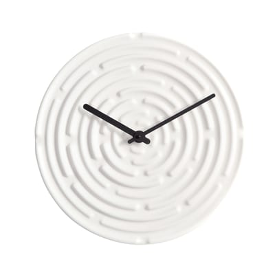 Horloge murale Minos céramique blanc / Ø 42 cm - raawii