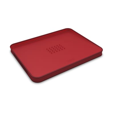 joseph - planche à découper en plastique, polypropylène couleur rouge 37.5 x 29.5 3 cm designer john brauer made in design