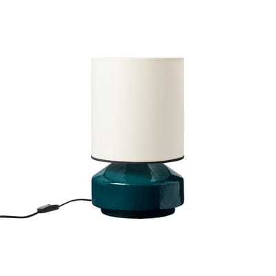 Lampe de table Claude céramique bleu / H 27 cm - Maison Sarah Lavoine