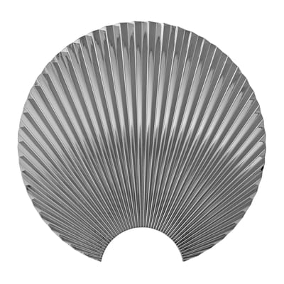 Patère Concha métal argent / H 23,5 cm - AYTM
