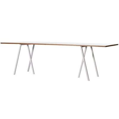 Table rectangulaire Loop / L 200 cm - Stratifié - Hay