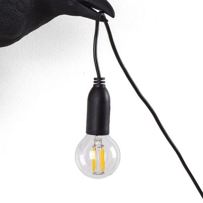 Ampoule LED E14 verre transparent de rechange / Pour applique Bird Outdoor - 2W - Seletti