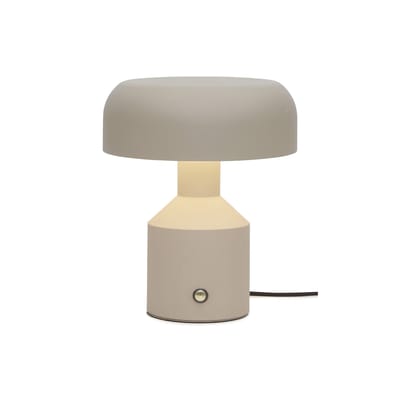 Lampe de table Porto métal beige / Ø 25 x H 29 cm - It's about Romi
