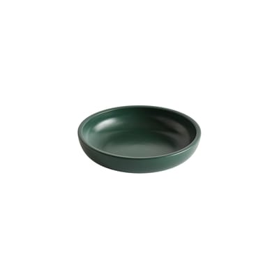 hay - plat sobremesa en céramique, porcelaine couleur vert 20 x 4.5 cm designer laila gohar made in design