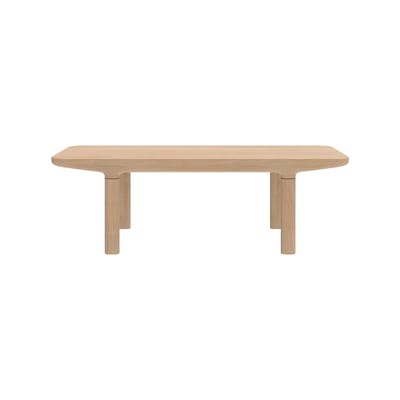 Table basse Camille bois naturel / 120 x 50 x H 38,5 cm - Hartô