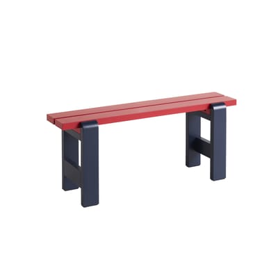 Hay Blue/Red - Bench Weekday - Multicolou - Fsc Solid Pine - Designer Fritz Gräber 23Cm