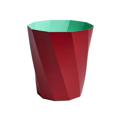 hay - corbeille à papier paper paper en papier, papier recyclé fsc couleur rouge 36.34 x 30.5 cm designer clara von zweigbergk made in design